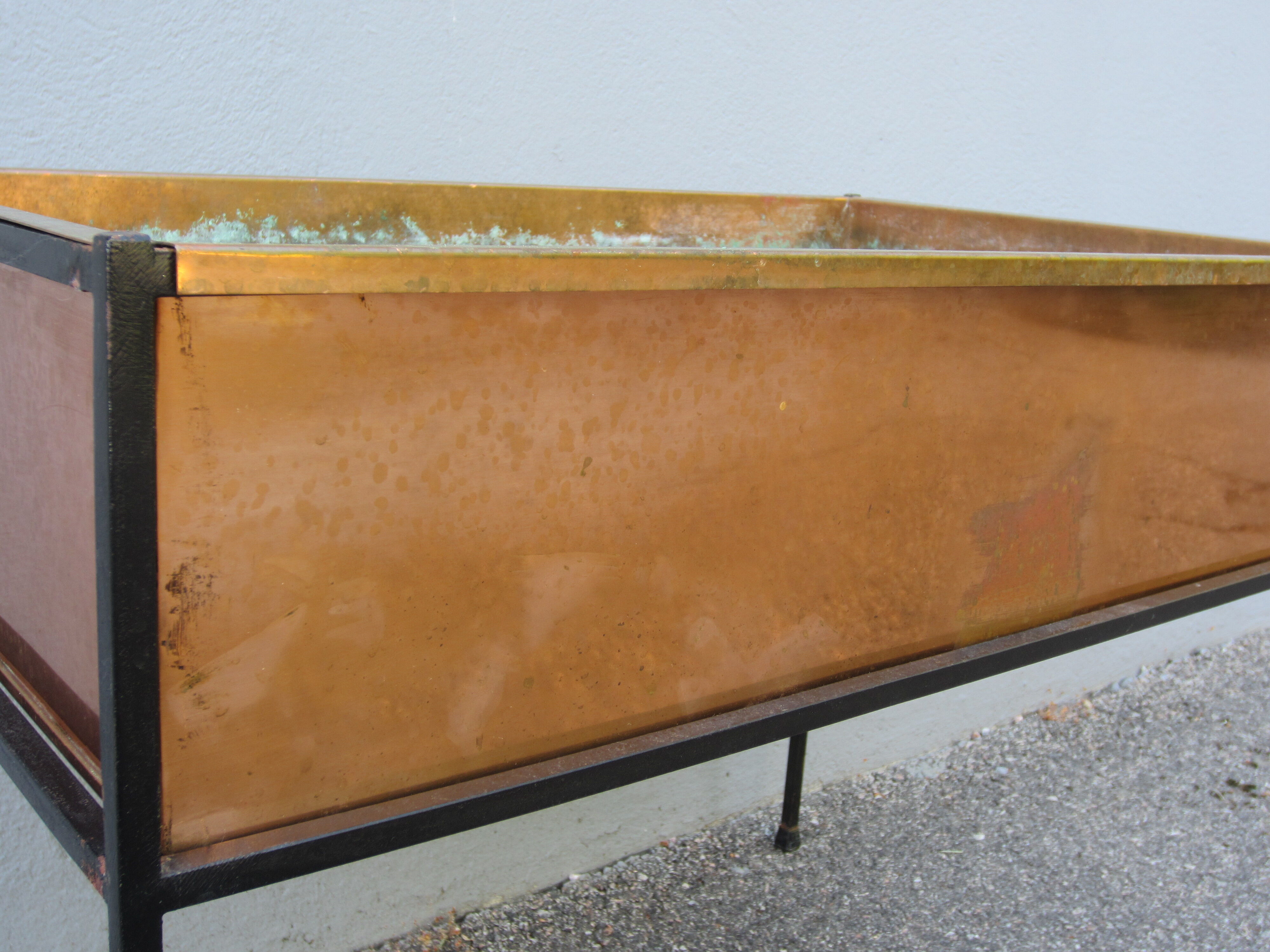 Scandinavian copper planter by Hans-Agne Jakobsson