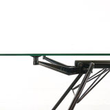 Nomos table-desk in black by Norman Foster 1986 for Tecno, Italy