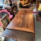 Rustic solid wood table: Elegance and functionality for your family meals, 19th century.