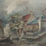 Claude aliotti (1925-1989) - oil on canvas - 54 x 65 cm