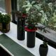 80s Design Ceramic Vases - Modern Vintage Home Decor Made in Italy – set of 2