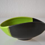 Vintage two-tone ceramic cup 50's