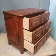 Louis XIV style commode in natural wood