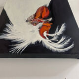 Coq - contemporary oil painting on canvas