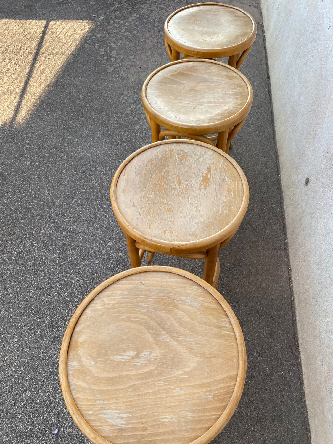 Set of 4 bistro stools