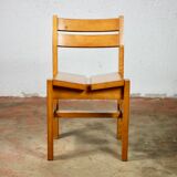 Series of 4 maison regain pine chairs