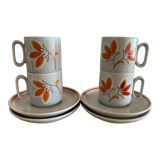 Lot 4 vintage tognana cups