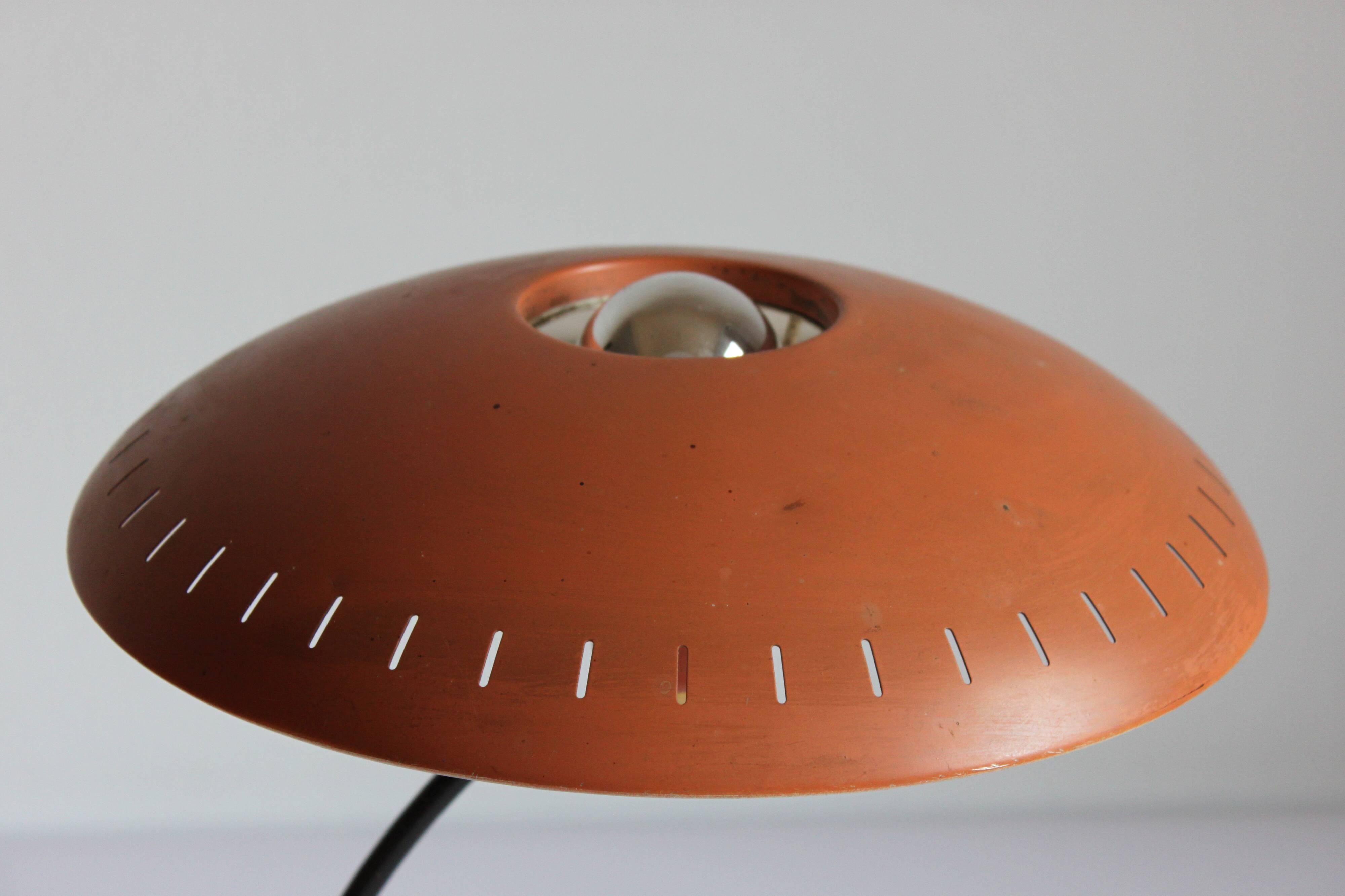 Lampe junior de bureau d’ombre d’Ovni par Louis Kalff pour Philips années 50