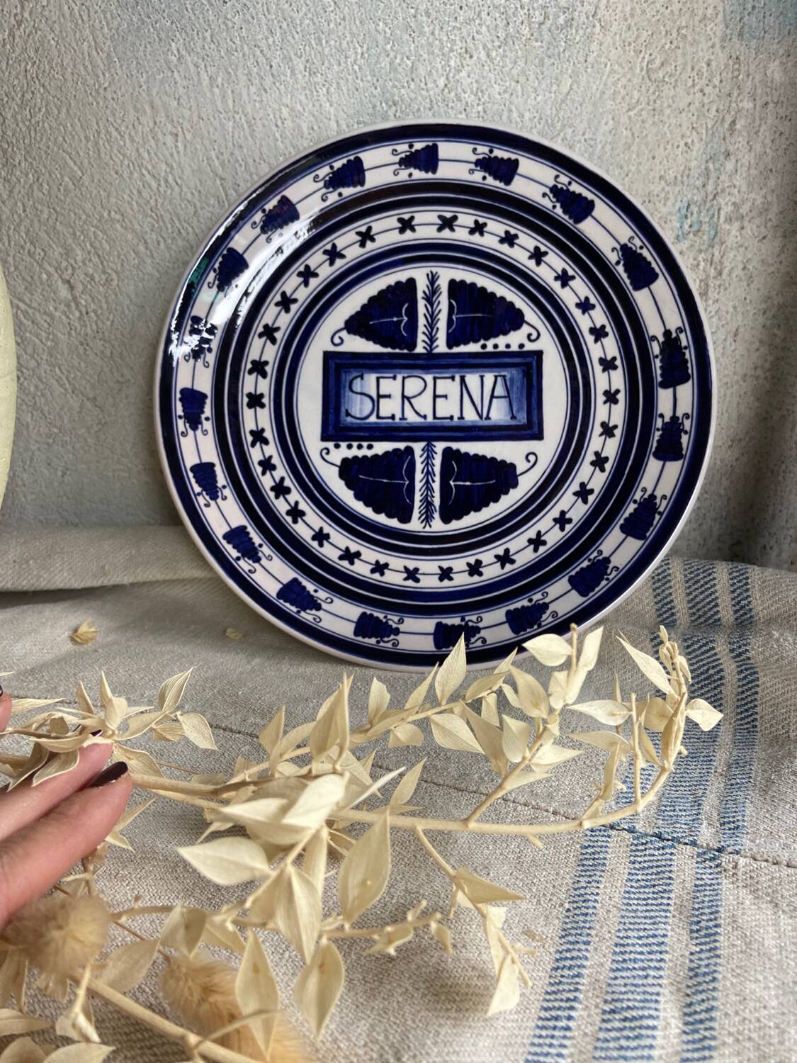 Italian vintage plate