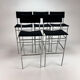 Ensemble de 5 tabourets de bar Spectrum, années 2000