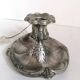 International design pink pewter cellar rat candle holder