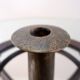 Vincent wegnez sculptural bronze and glass console table - belgium 20th