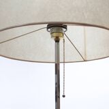 Minimalist floor lamp 1970s in chromed metal
