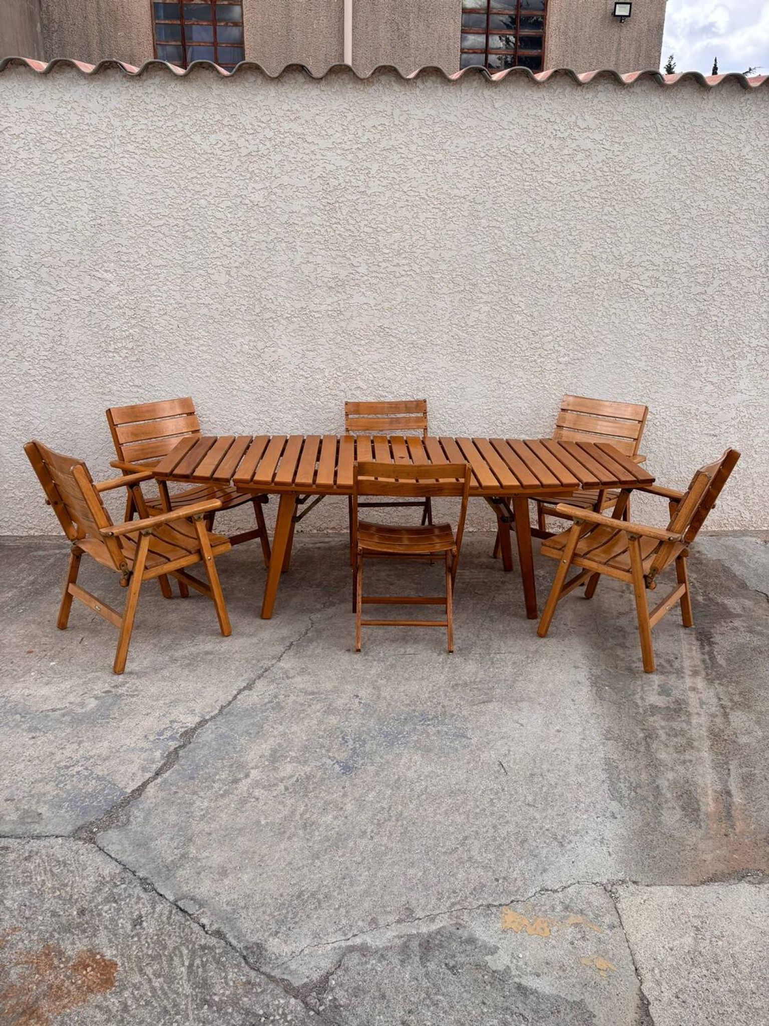 Salon de jardin sodibois en bois ( orme )