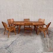 Salon de jardin sodibois en bois ( orme )