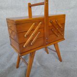 Vintage solid walnut worker