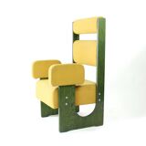 Fauteuil trône haut unique, Tchécoslovaquie 1980