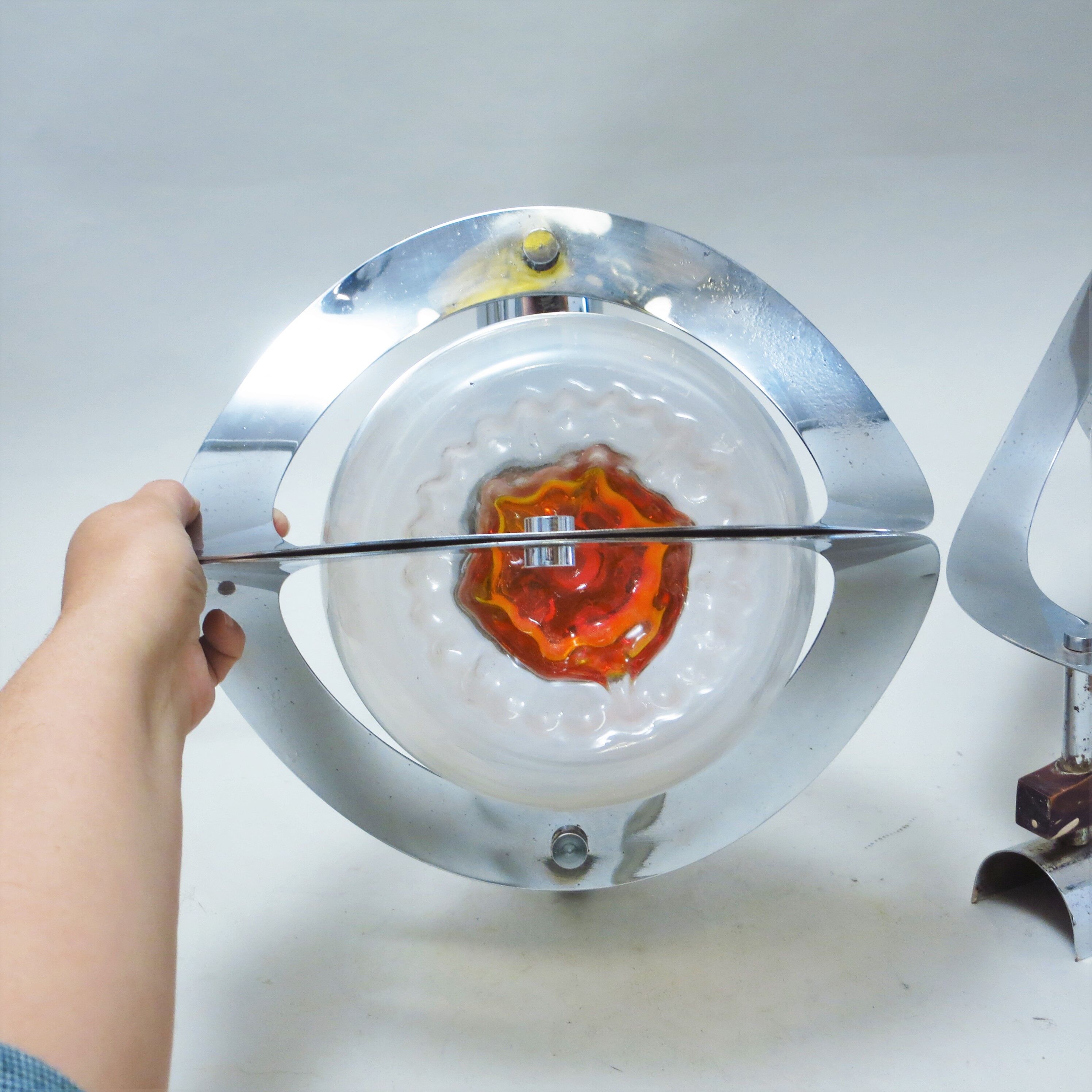 Pair of Mazzega 70s sconces