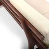GE-236/3 Sofa in Teak by Hans J. Wegner 1960s