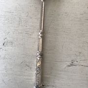 Series of 6 small spoons to mocha metal silver brand sfam russian décor