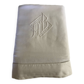Old sheet - AB monogram