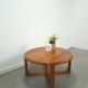 Table basse ronde en teck Niels Bach Danemark
