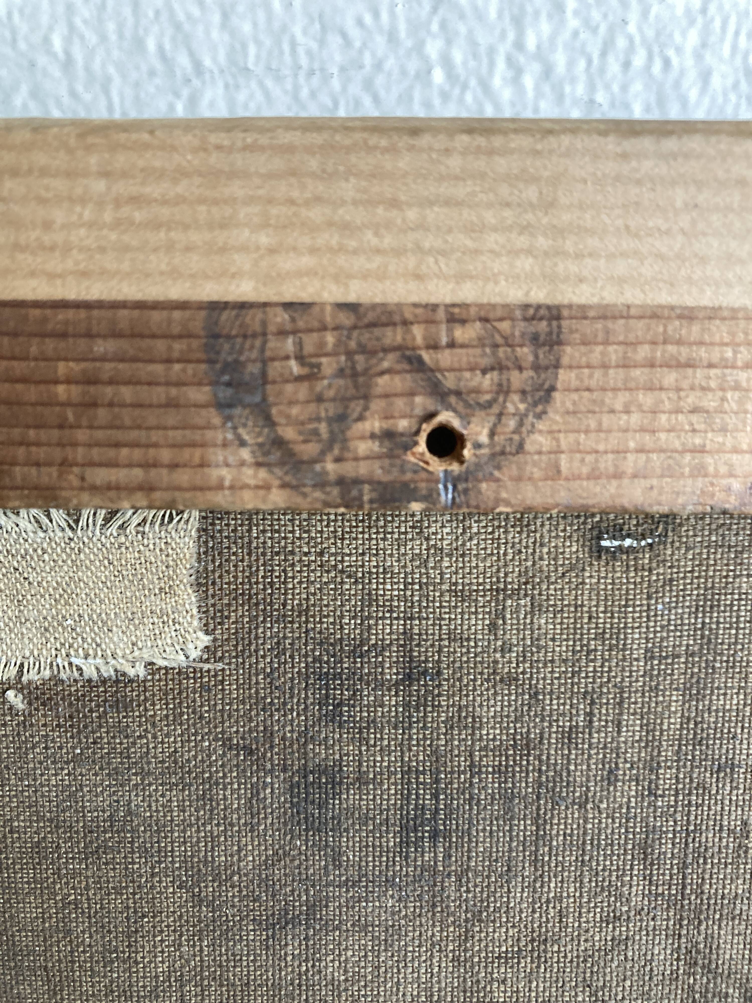 Oil on canvas anemone flowers 1920s