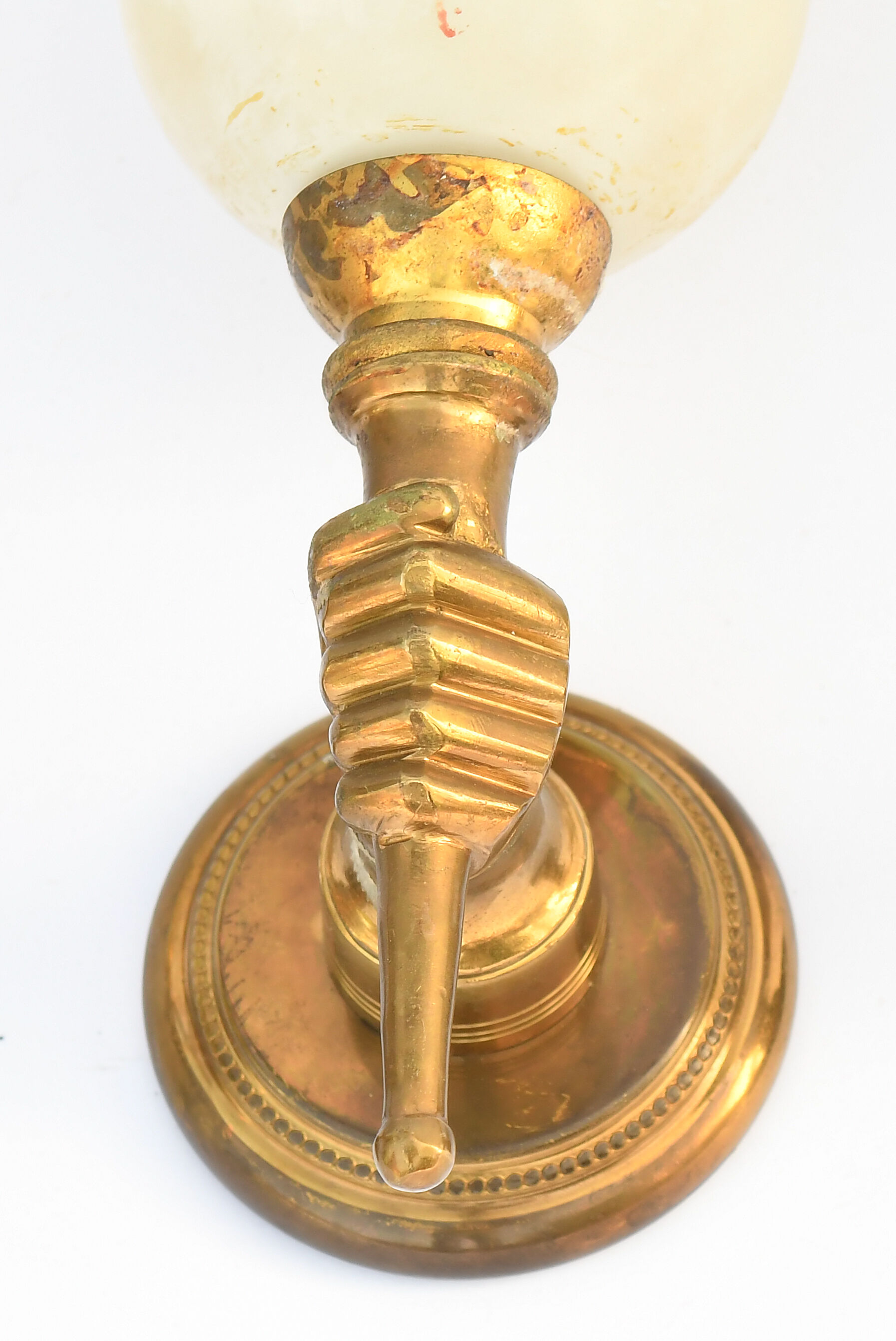 Set of 3 torchlight hand sconces