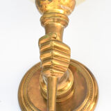 Set of 3 torchlight hand sconces