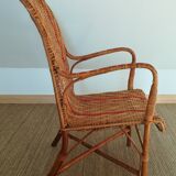 Rattan armchair
