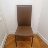 6 chairs Roche Bobois model Holly high backrest
