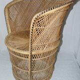 Rattan armchair