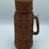 Vintage rattan thermos