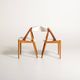 Set of Four Kai Kristiansen "Pige" Chairs, 1960s