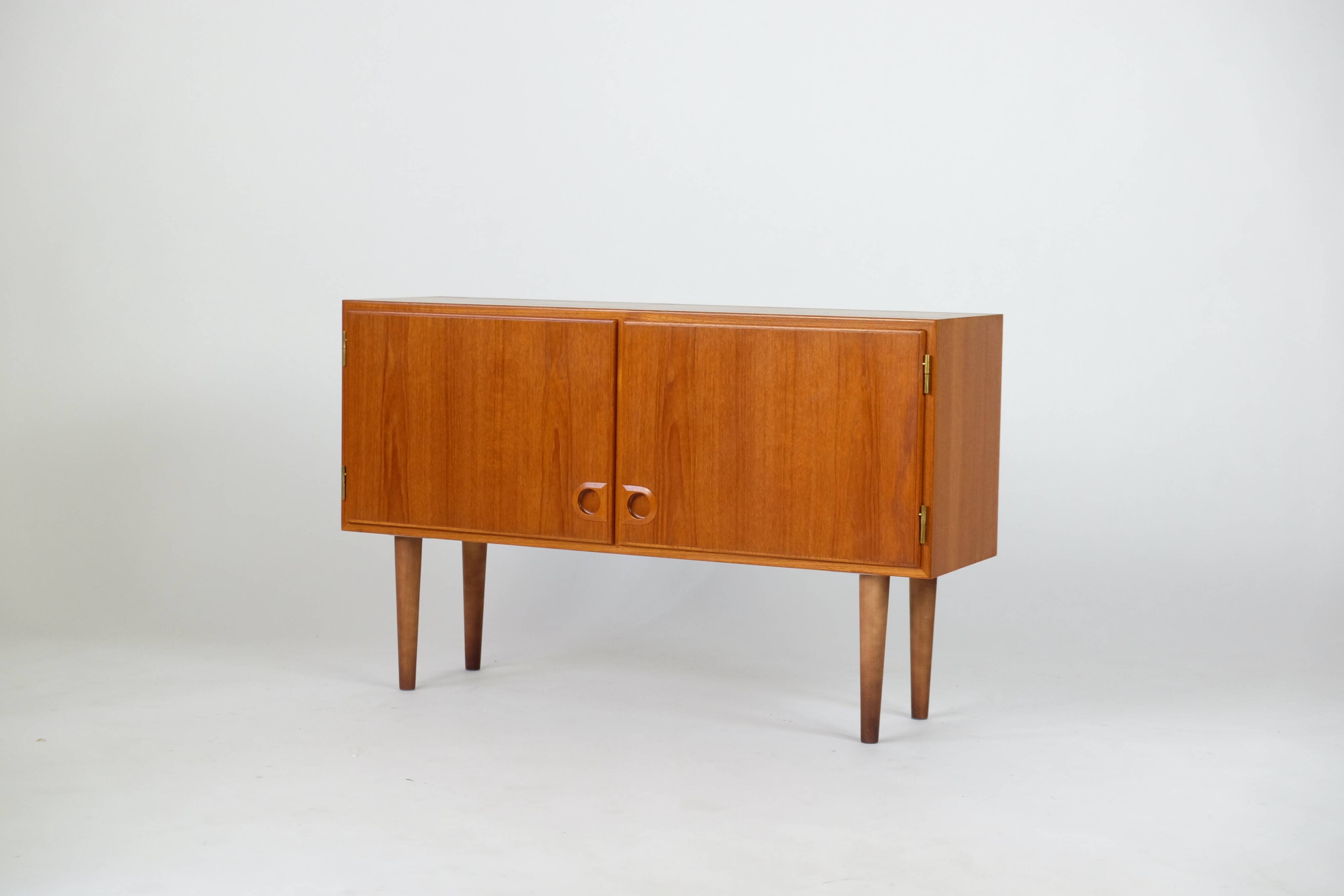 Danish Teak Kommode Sideboard E. Boisen Vintage 70er Design