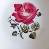 1 vintage Badonviller soup plate, Germaine pattern