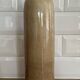 Beige stoneware bottle vase