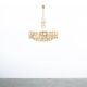 Lustre 7 feux d'exception - haut de gamme Palwa – Laiton doré à l'or f
