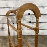 Porte serviettes ancien en bois