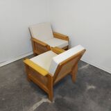 Paire de fauteuils/chaise longue des années 1970