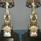 Rare paire de chandeliers en bronze XIX siècle