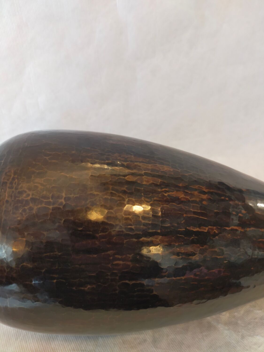 Brassware vase by Hervé Wahlen