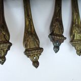 Embraces in gilded bronzen Napoleon lll