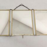 Folding mirror triptych. France 1920s 68x30cm