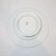 Dish in Earthenware of Creil and Montereau model Marine, iron earth, compotier