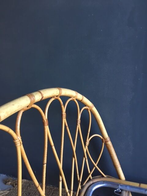 Bed basket rattan bench