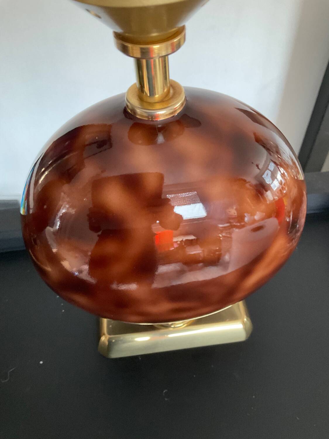 Duo of le dauphin lamp bases from the 70s and 80s