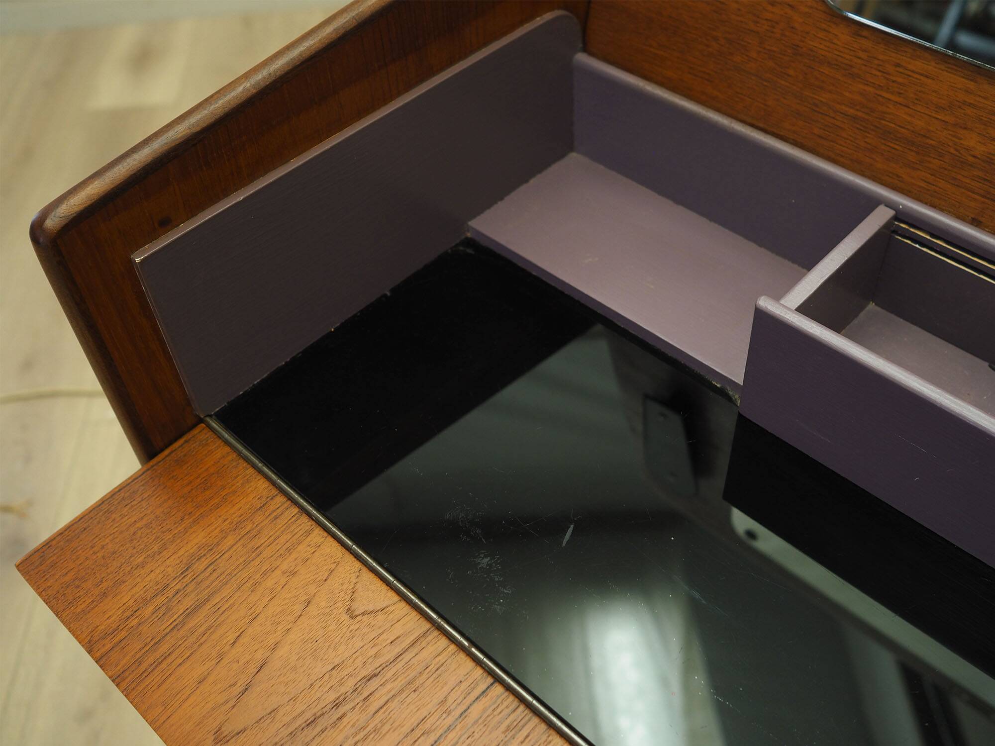 Teak dressing table, Danish design, 1970s, manufactured in Denmark