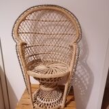Fauteuil Emmanuelle en rotin