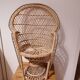 Mini armchair Emmanuelle in rattan
